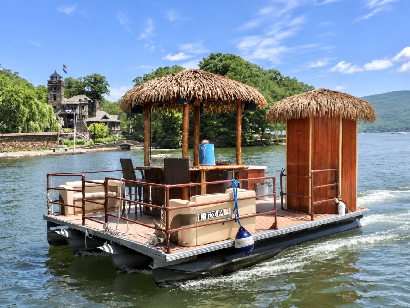 Tiki Boat | Charter Boat | The Greenwood Lake Experience